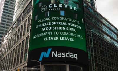 Primera aparición de Clever Leaves en Nasdaq