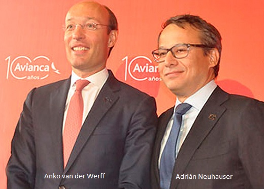 Adrian Neuhauser nuevo presidente y CEO de Avianca Holdings en reemplazo de Anko van der Werff