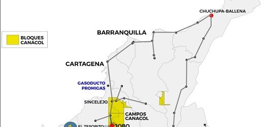 Canacol Energy realizó su mayor hallazgo de gas en  Colombia en el pozo Aguas Vivas 1 en Ciénaga de Oro
