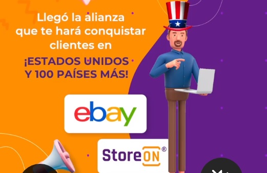 StoreON Colombia se alía con eBay para vender productos y artículos de empresas latinas en E.U.