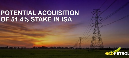 Ecopetrol submits a binding offer to acquire the Ministry of Finance and Public Credit’s controlling stake in ISA