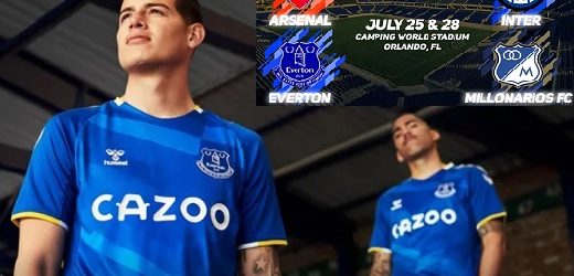 El Ballet Azul vs. el Everton de James en la Florida Cup en Orlando del 25 al 28 de julio