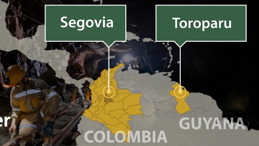 Ventas de oro de Segovia de GCM Mining (antes Gran Colombia Gold) bajaron casi un uno por ciento a US$101,3 millones en I/T