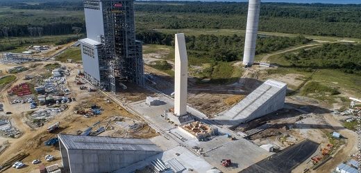 54.500 toneladas de cemento Argos para Ariane 6, plataforma de lanzamiento espacial construida en la Guayana Francesa