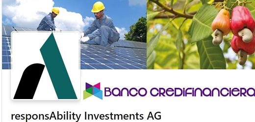 Fondo de impacto responsAbility Investments AG otorgó crédito a Credifinanciera por US$15 millones