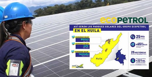 $93.750 millones del Bancolombia para la construcción de Parque Solar Brisas en Huila con un crédito sostenible
