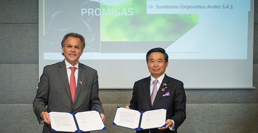 Promigas y Sumitomo Corporation firman acuerdo para promover la movilidad eléctrica con hidrógeno en Colombia