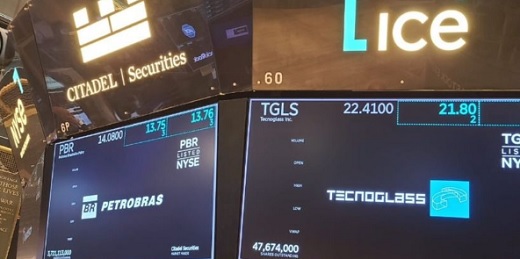 Descalabro mayúsculo con las acciones de Tecnoglass en el estreno en el New York Stock Exchange, cae a menos de US$20