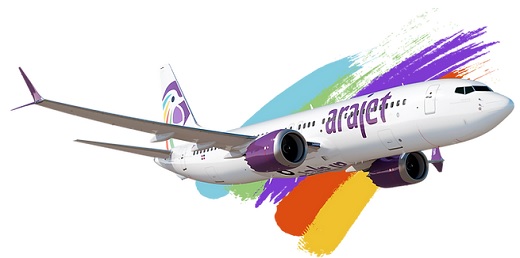 Aerolínea dominicana de bajo costo Arajet operará desde agosto y realizará vuelos a Colombia