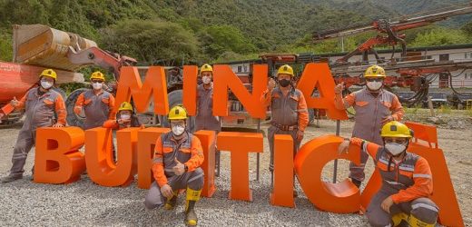 China Railway No.10 Engineering completó su primer proyecto en mina Buriticá en Colombia
