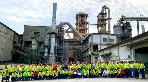 Con una inversión de US$7,4 millones, Argos puso nuevamente en operación el horno en la Planta Toluviejo