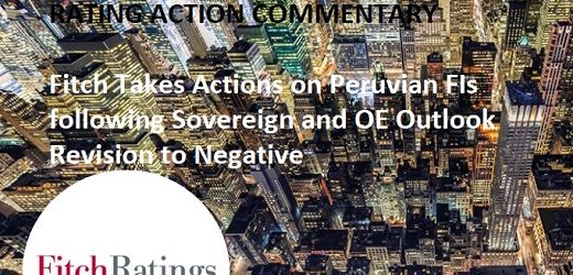 Fitch degrada perspectiva de instituciones financieras peruanas tras rebaja de outlook soberano a Perú