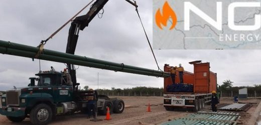 Huellas de gas mientras avanza perforación del pozo exploratorio Brujo-1x por NG Energy International Corp en el Bloque Sinú-9