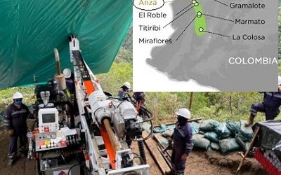 Orosur retomará el 100% del proyecto de oro Anzá localizado en el occidente de Antioquia: va por el 51% de Newmont y Agnico
