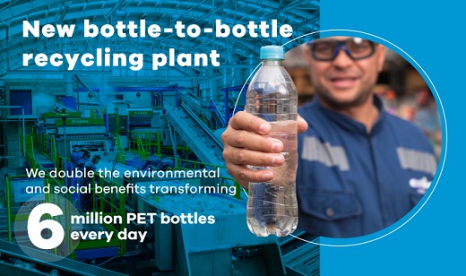 Tras inversión de US$40 millones, arrancó nueva planta de reciclaje de PET botella a botella de Enka, una de las cinco más grandes del mundo