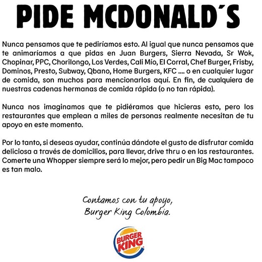 Burger King Colombia