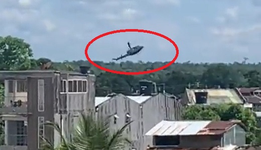 Cuatro militares muertos y dos heridos en un accidente de helicóptero del Ejército en Chocó, y en tiroteo del ELN contra otro