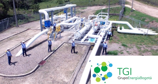 Transportadora de Gas Internacional (filial del Grupo Energía Bogotá) suscribió crédito con Bancolombia y Bbva Colombia hasta por $1.5 billones