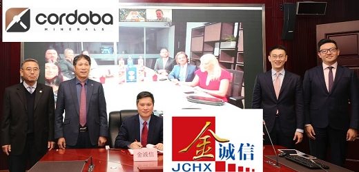 China Jchx Mining pagó primeros US$40 millones de los US$100 millones por 50% de mina Alacrán de Cordoba Minerals de “Bob El Tóxico”