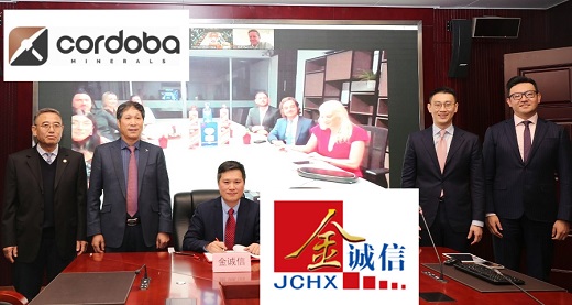 China Jchx Mining pagó primeros US$40 millones de los US$100 millones por 50% de mina Alacrán de Cordoba Minerals de “Bob El Tóxico”