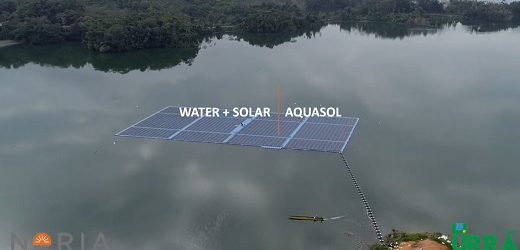 Californiana Noria lanzó proyecto fotovoltaico flotante Aquasol en el embalse de la represa de energía Urrá, en Córdoba 