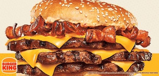 En 2023, ventas en Colombia de franquicias de restaurantes Burger King se estiman en $100.000 millones