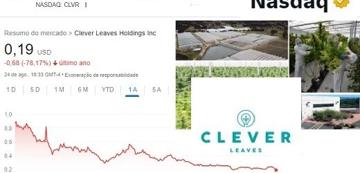 Cannabiera Clever Leaves realiza contrasplit con sus acciones para aumentar el precio y evitar su salida de Nasdaq