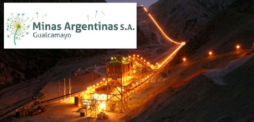 Mineros vendió el proyecto aurífero Gualcamayo, en San Juan, centro-oeste de Argentina