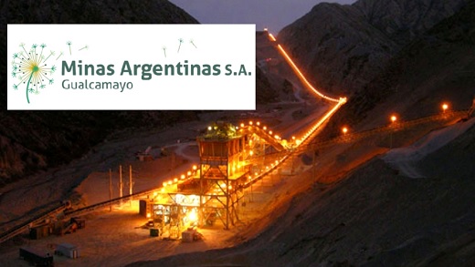 Mineros vendió el proyecto aurífero Gualcamayo, en San Juan, centro-oeste de Argentina