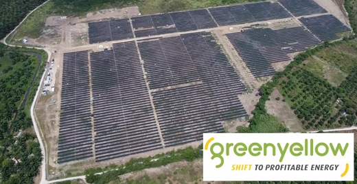 Parque solar de la multinacional francesa GreenYellow en Ciénaga, Magdalena, con un avance del 90% en su construcción