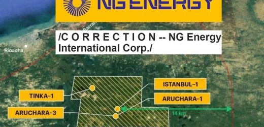 La “Nueva Pacific” (NG Energy) se derrumba en Bolsa de Toronto por “error inconcebible” en comunicado que infló medidas de gas