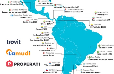 Chicó, El Poblado, El Prado y Pance, entre los barrios más caros de Latinoamérica