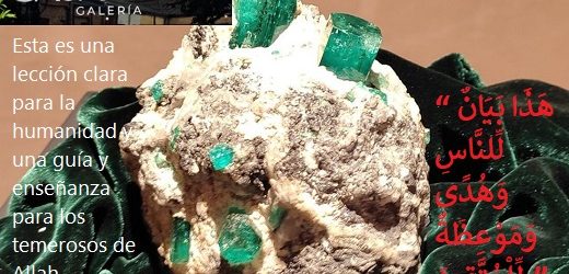 Esmeralda colombiana valorada en un millón de dólares, con verso del Corán grabado, exhibida en Abu Dhabi