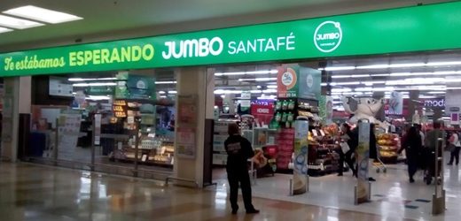 Por incumplimiento en la factura electrónica, la Dian cerró por tres días el almacén Jumbo del Centro Comercial Santafé en Bogotá