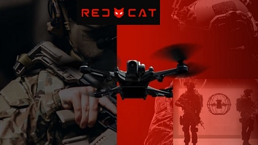 El dron de Red Cat (para dominar la noche) que apoya operaciones militares de Estados Unidos, lanzado en Bogotá