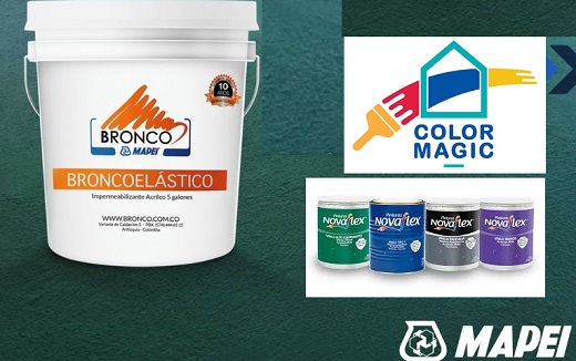 Grupo italiano Mapei le adquirirá a compañía colombiana Colorquímica marcas de pinturas Novaflex y Color Magic