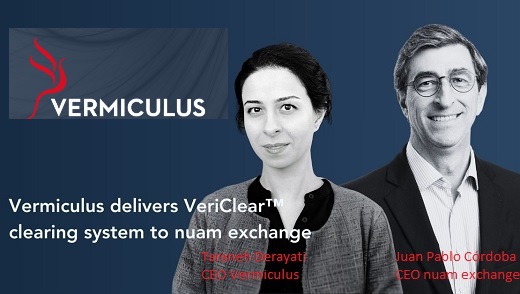 nuam exchange se alió con sueca Vermiculus Financial Technology para crear núcleo tecnológico de Cámaras de Compensación de Contraparte (CCP) de Chile, Colombia y Perú