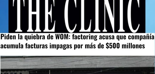 Chilena factoring Siete Cumbres pidió a la justicia se declare la quiebra de WOM por serie de facturas impagas; alega insolvencia