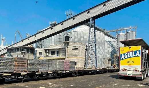 Bavaria transportará diez mil toneladas de sus productos por las vías férreas del país
