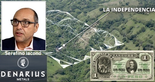 Denarius (de Iacono, el del apto 901 en el Chicó) colocará obligaciones vinculadas al oro por US$14,6 millones e hizo recordar los bonos de Gran Colombia Gold