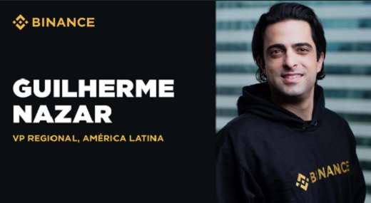 Binance nombró al ex Loft y ex Uber, Guilherme Nazar, como vicepresidente regional para América Latina