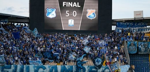 En el 2023, Azul & Blanco Millonarios FC fue el campeón en facturación del fútbol profesional colombiano, con $134.112 millones