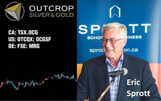 Eric Sprott, “El Mago de Bay Street”, inyectó US$3,7 millones a Outcrop Silver, dueña del proyecto aurífero Santa Ana en Colombia