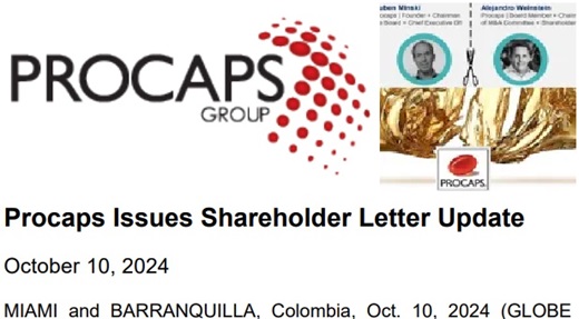 Además del plan de remediación de la gobernanza, Procaps Group continúa explorando nuevas fuentes de financiación