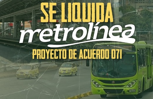 Autorizado el alcalde de Bucaramanga para que disuelva y liquide el gestor del Sistema de Transporte Masivo Metrolínea