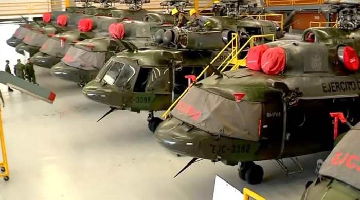 Crecen dudas sobre contrato, antes de Año Nuevo, por US$32 millones, para reparar los 17 helicópteros arrumados en Tolemaida
