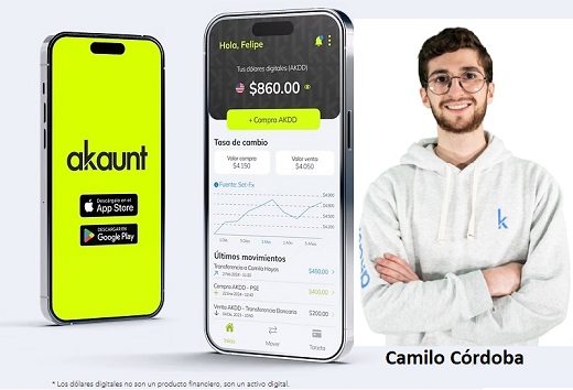 La fintech akaunt, que facilita la creación de cuentas multimoneda, lanzó tarjeta digital con Mastercard para usuarios de dólares digitales 
