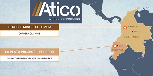 Atico Mining perdió laudo arbitral con Colombia: a la canadiense le tocó pagar US$29 millones de regalías vencidas de la mina El Roble, en Chocó