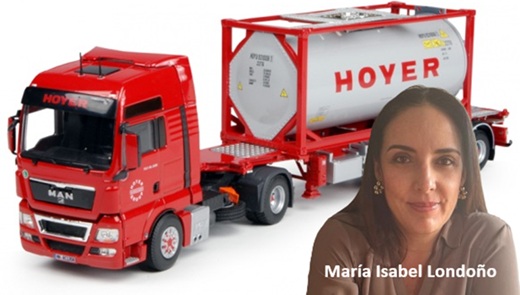 María Isabel Londoño Londoño fue nombrada gerente general de filial en Colombia del grupo alemán de logística Hoyer