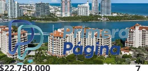 Sale a subasta en Fisher Island lujosa propiedad de US$22,75 millones que perdió “bolichico” testaferro de las Farc y el ELN